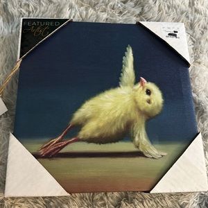 brand new painting for wall! super cute chick